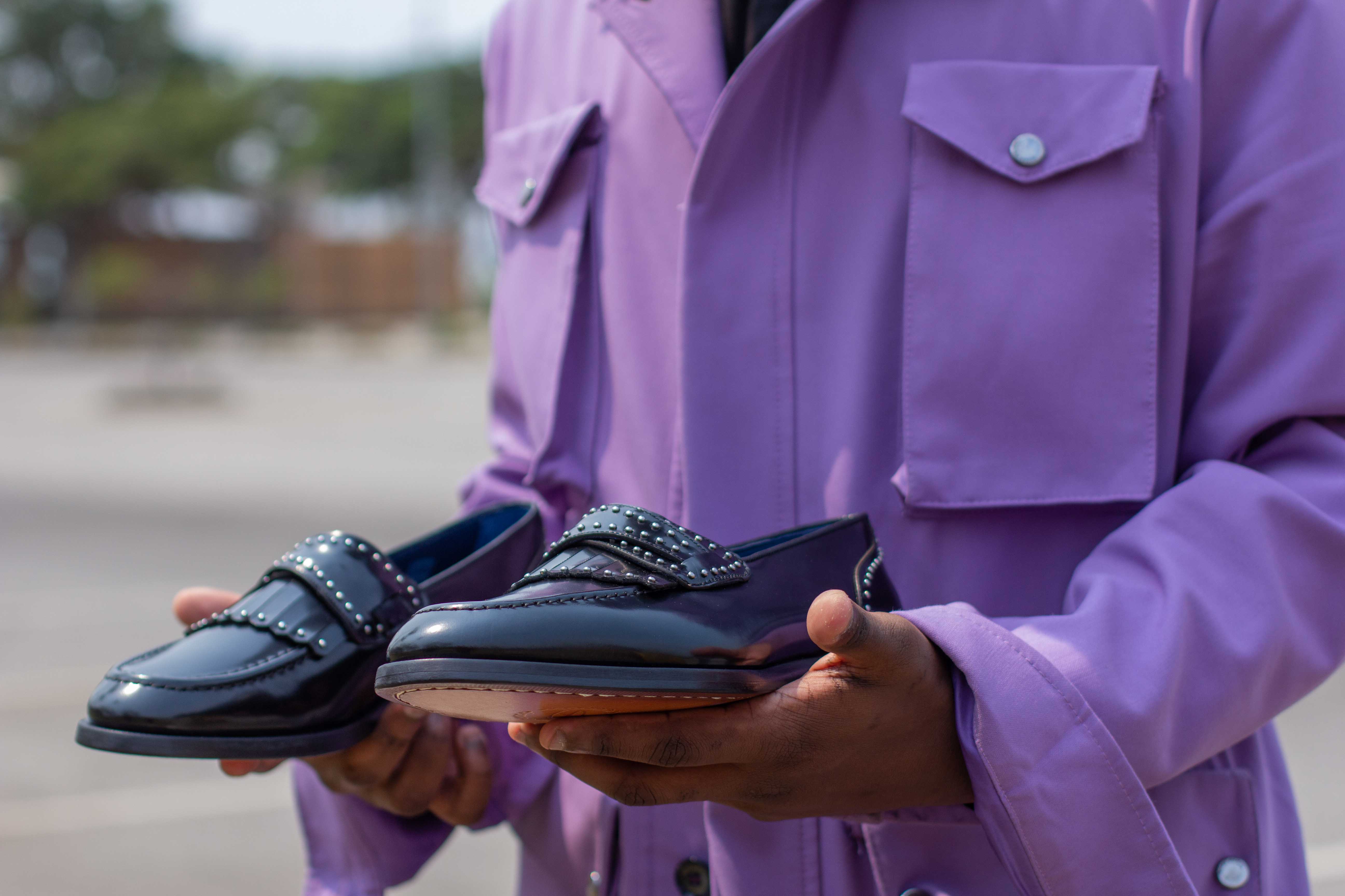 Penny Loafers Pretos para Homens