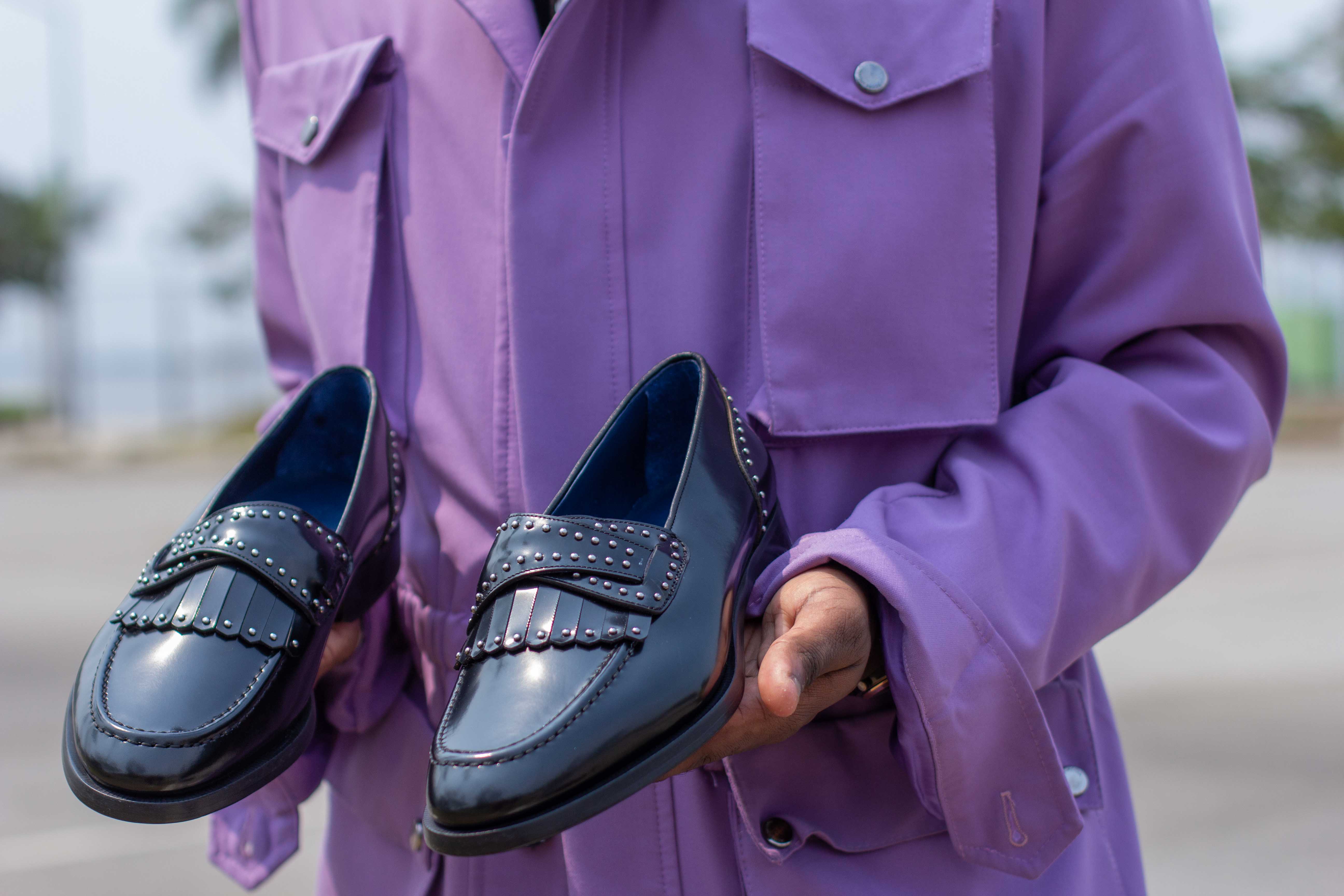 Penny Loafers Pretos para Homens