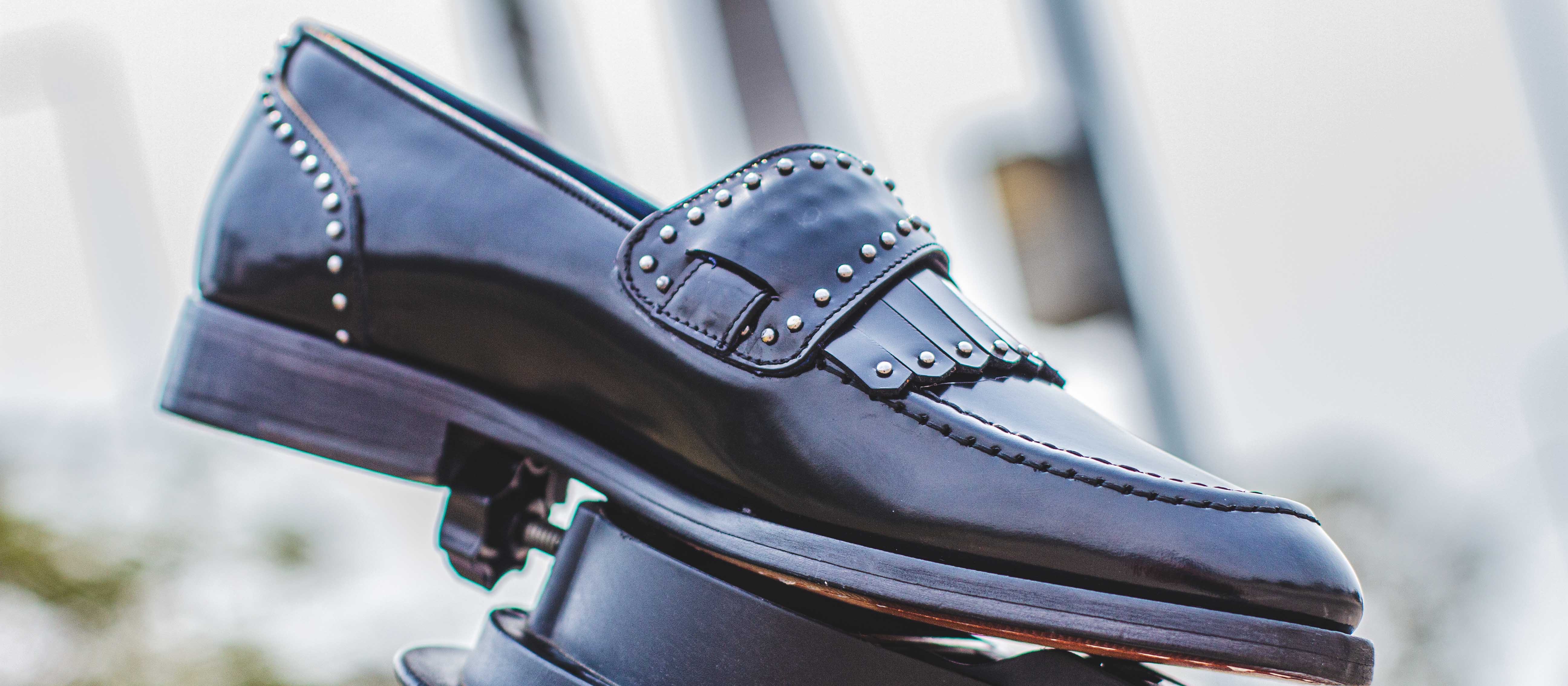 Penny Loafers Pretos para Homens