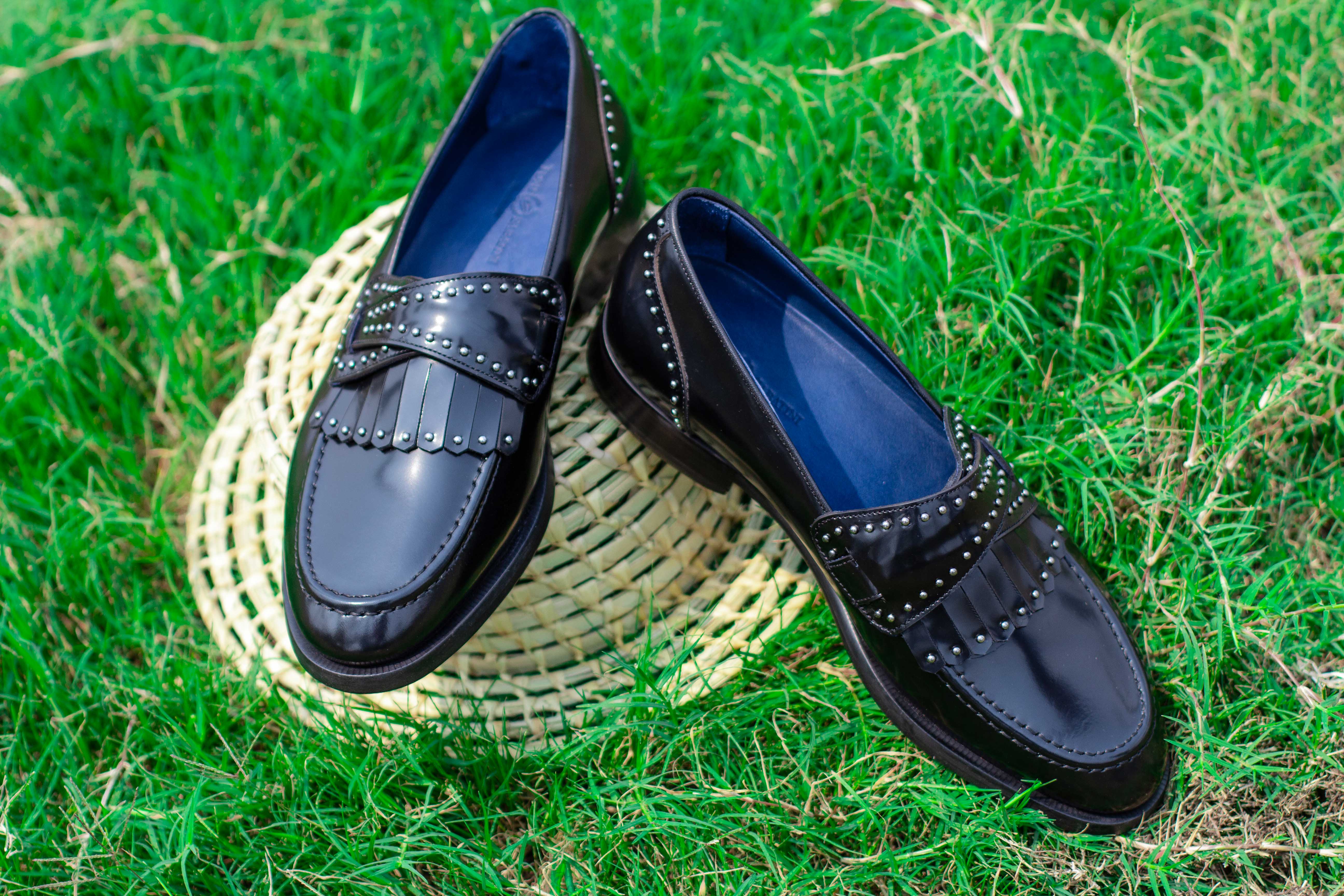 Penny Loafers Pretos para Homens