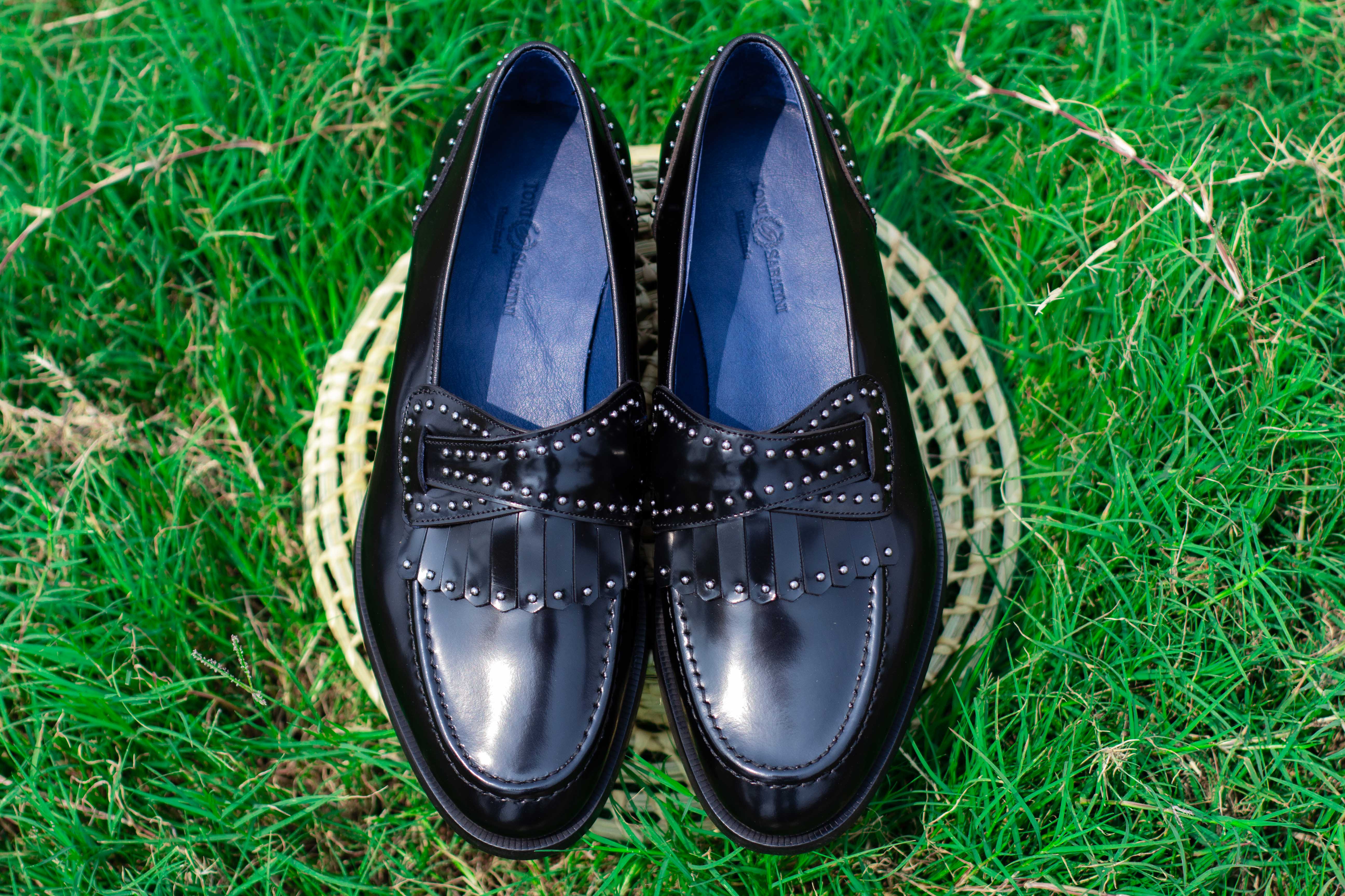 Penny Loafers Pretos para Homens