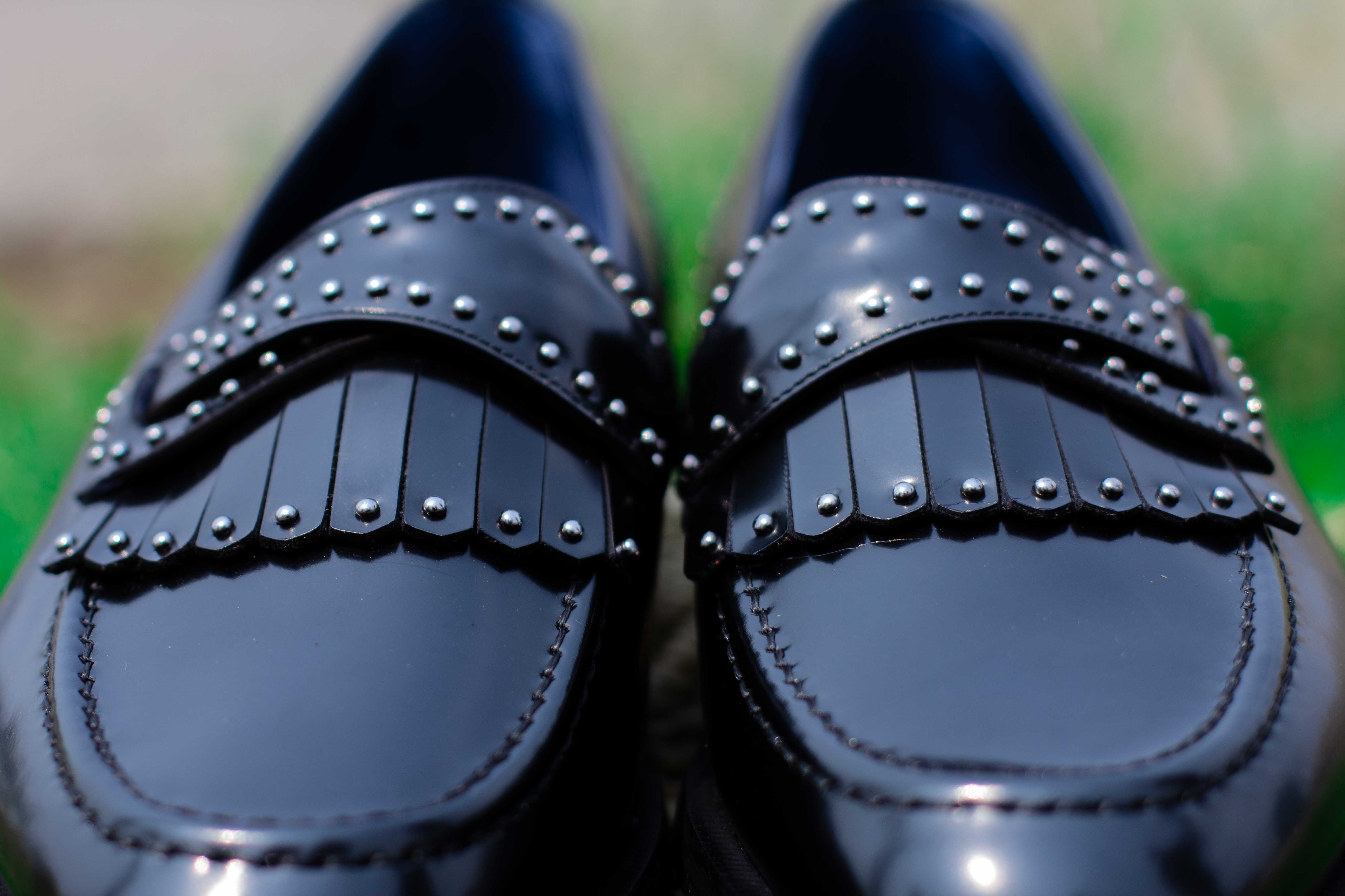 Penny Loafers Pretos para Homens